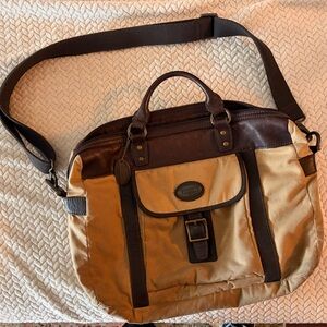 Fossil Brown and Tan Messenger Bag